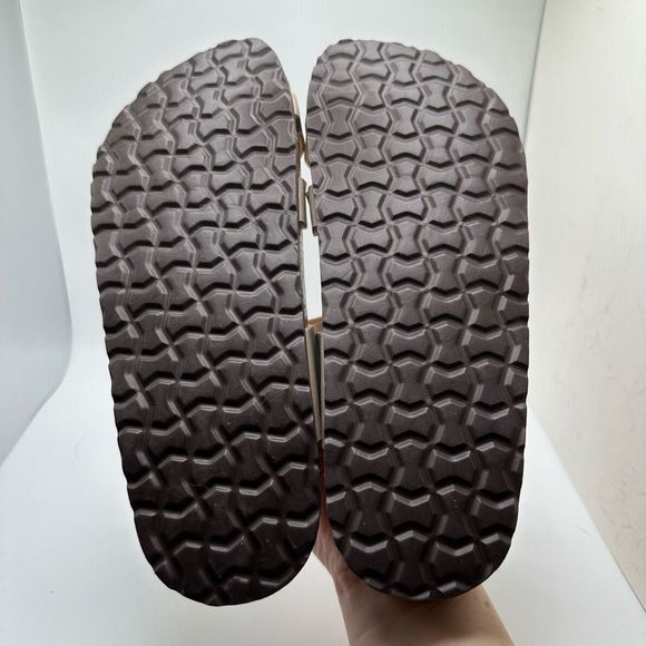 CUSHIONAIRE Women's Cork Footbed Sandal With +Comfort 10 SAND - Picture 5 of 7